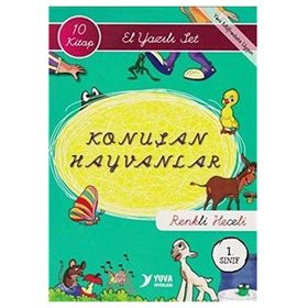 Konuşan Hayvanlar El Yazılı Renkli Heceli 1. Sınıf 10 Kitap Set - kollektif