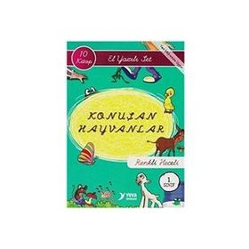 Konuşan Hayvanlar El Yazılı Renkli Heceli 1. Sınıf 10 Kitap Set - kollektif