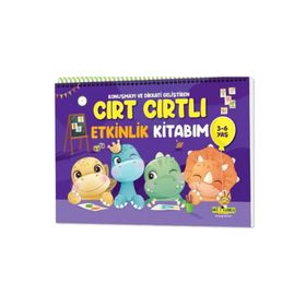 Konuşma ve Dikkati Geliştiren Cırt Cırtlı 3-5 Yaş Etkinlik Kitabım