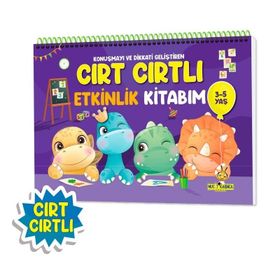Konuşma ve Dikkati Geliştiren Cırt Cırtlı 3-5 Yaş Etkinlik Kitabım