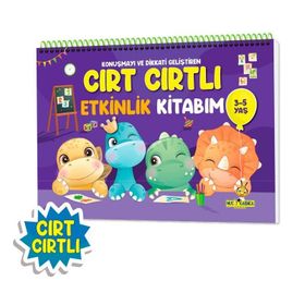 Konuşma ve Dikkati Geliştiren Cırt Cırtlı 3-5 Yaş Etkinlik Kitabım