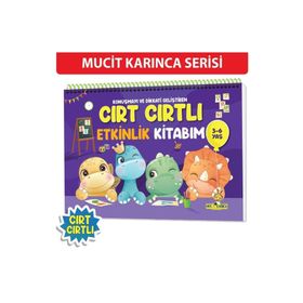 Konuşma ve Dikkati Geliştiren Cırt Cırtlı 3-5 Yaş Etkinlik Kitabım