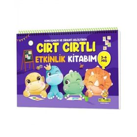 Konuşma ve Dikkati Geliştiren Cırt Cırtlı 3-5 Yaş Etkinlik Kitabım