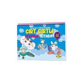 Konuşma ve Dikkati Geliştiren Cırt Cırtlı Etkinlik Kitabım 2-4 Yaş - Mucit Karınca Serisi