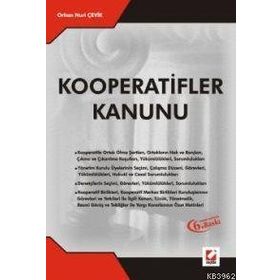 KOOPERATIFLER KANUNU - CELAL ÜLGEN