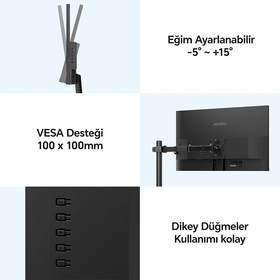 Koorui E2411H 24 inç 120Hz 5ms Monitör