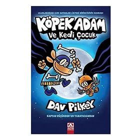 Köpek Adam 4 Köpek Adam ve Kedi Çocuk - Dav Pilkey