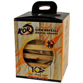 Kor Çıra Kafesli 2 kg Mangal Kömürü