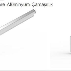 Koral Ayarlı CLZ202 80x30/60x25 cm Balkon Çamaşır Askılığı