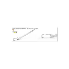 Koral Ayarlı CLZ202 80x30/60x25 cm Balkon Çamaşır Askılığı