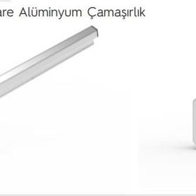 Koral Ayarlı CLZ202 80x30/60x25 cm Balkon Çamaşır Askılığı