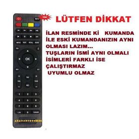 Korax Hitech Mini Hd Uydu Alıcı Kumandası