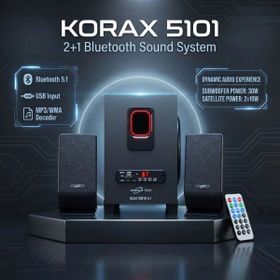 Korax KX-FM5101 Bluetooth 2+1 Ses Sistemi
