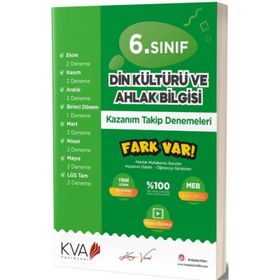 Koray Varol 6. Sınıf Din Kültürü Kazanım Takip Denemeleri - kollektif