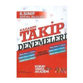 Koray Varol 6. Sınıf Sosyal Bilgiler Kazanım Takip Denemeleri - kollektif