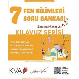 Koray Varol KVA Yayınları 7. Sınıf Kılavuz Serisi Fen Bilimleri Soru Bankası