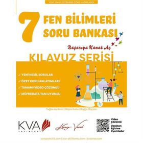Koray Varol KVA Yayınları 7. Sınıf Kılavuz Serisi Fen Bilimleri Soru Bankası