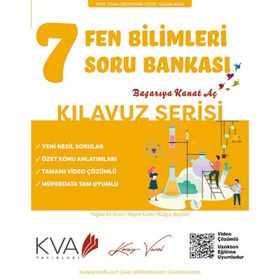 Koray Varol KVA Yayınları 7. Sınıf Kılavuz Serisi Fen Bilimleri Soru Bankası