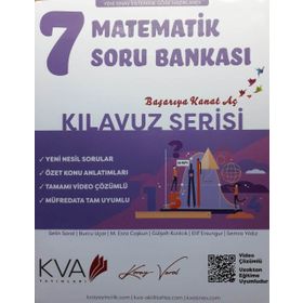 Koray Varol KVA Yayınları 7. Sınıf Kılavuz Serisi Matematik Soru Bankası