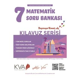 Koray Varol KVA Yayınları 7. Sınıf Kılavuz Serisi Matematik Soru Bankası