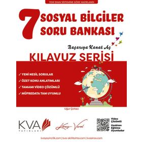 Koray Varol KVA Yayınları 7. Sınıf Kılavuz Serisi Sosyal Bilgiler Soru Bankası