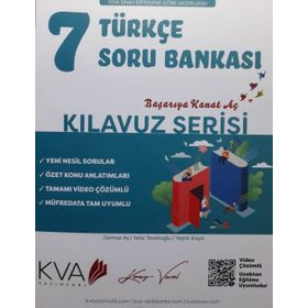 Koray Varol KVA Yayınları 7. Sınıf Kılavuz Serisi Türkçe Soru Bankası
