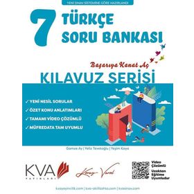 Koray Varol KVA Yayınları 7. Sınıf Kılavuz Serisi Türkçe Soru Bankası