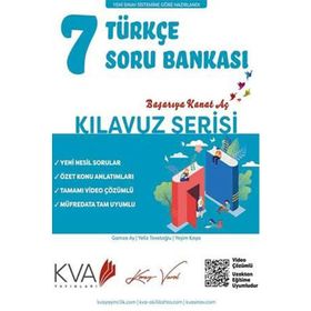 Koray Varol KVA Yayınları 7. Sınıf Kılavuz Serisi Türkçe Soru Bankası