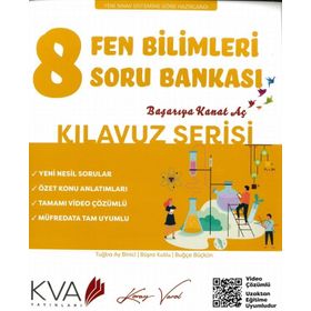 Koray Varol KVA Yayınları 8. Sınıf LGS Kılavuz Serisi Fen Bilimleri Soru Bankası