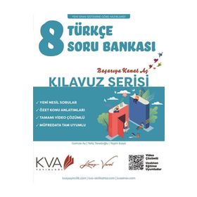 Koray Varol KVA Yayınları 8. Sınıf LGS Kılavuz Serisi Türkçe Soru Bankası