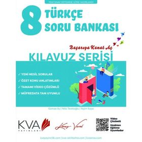 Koray Varol KVA Yayınları 8. Sınıf LGS Kılavuz Serisi Türkçe Soru Bankası