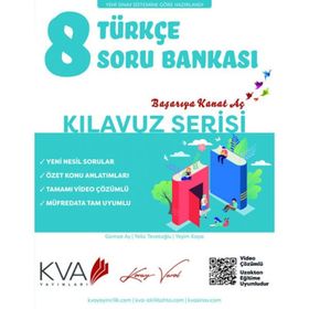 Koray Varol KVA Yayınları 8. Sınıf LGS Kılavuz Serisi Türkçe Soru Bankası