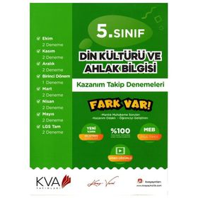 Koray Varol Yayınları 5. Sınıf Din Kültürü Ve Ahlak Bilgisi Kazanım Takip Denemeleri