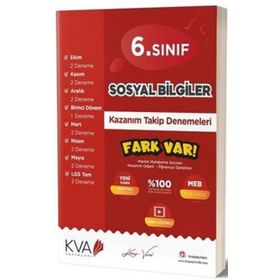 Koray Varol Yayınları 6. Sınıf Sosyal Bilgiler Kazanım Takip Denemeleri