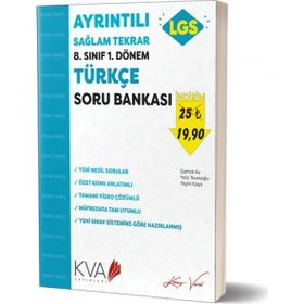Koray Varol Yayınları 8. Sınıf 1. Dönem Türkçe Soru Bankası