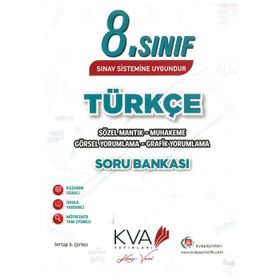 Koray Varol Yayınları 8. Sınıf Türkçe Soru Bankası Sözel Mantık Muhakeme