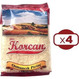 Korcan 1 kg Osmancık Pirinç (4 adet)