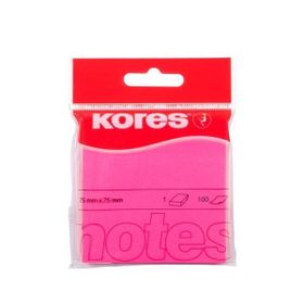 Kores 7.5 cm Pembe 100'lü Yapışkanlı Not Kağıdı