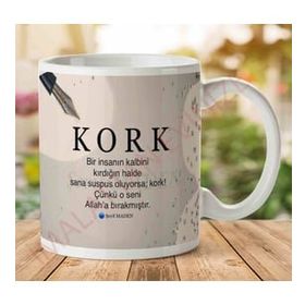 Kork Baskılı Kupa