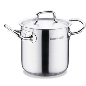 Korkmaz 14x14 cm Proline Gastro Satin Ekstra Derin Tencere