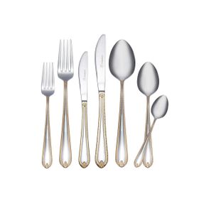 Korkmaz 5000347569 A2517 84 Parça Gold Dilruba Çatal Bıçak Kaşık Seti