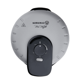 KORKMAZ 9020001A319-06 Gri Waffle Makinesi