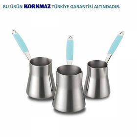 Korkmaz A126-04 Flora Turkuaz Cezve Takımı