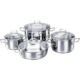 Korkmaz A1606 Perla 8 Parça Inox Tencere Seti