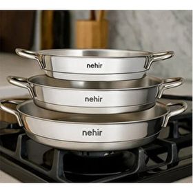 Korkmaz A1675 Perla 16 cm 18 cm 20 cm Omlet Tavası Set