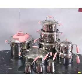 Korkmaz A1739-1 Flora Pembe 17 Parça Hiper Set