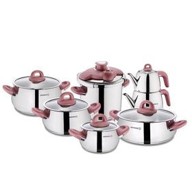 Korkmaz A1756-1 14 Parça Rosegold Bella Hiper Set