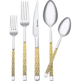 Korkmaz A2426 84 Parça Rivera Gold Kaşık Çatal Bıçak Takımı