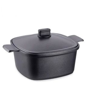 Korkmaz A2583 Casterra Kare 28x28x12,5 cm Döküm Tencere
