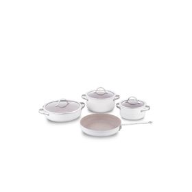 Korkmaz A2619-2 Linea Vanilla 7 Parça Tencere Seti